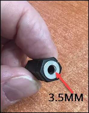 3.5mm Mono Plug to 3.5mm Stereo Socket Adapter - Image 2