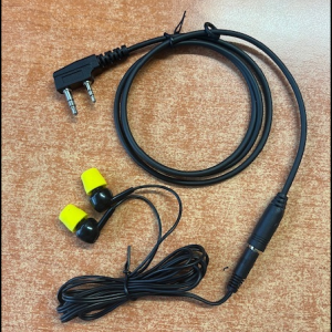 Helmet EarBuds With Radio Cable (Sportsman)